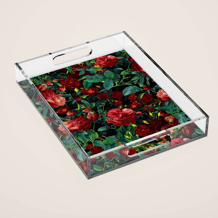 Rose Garden Acrylic Tray Gallery Image 1