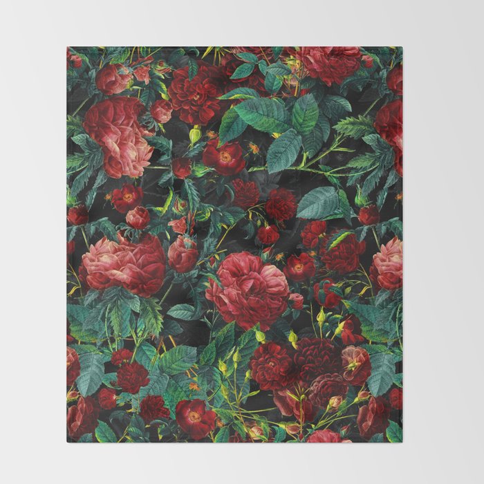 Rose Garden Throw Blanket Gallery Image 2