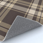 Classic Neutral Plaid Pattern Rug Gallery Image 4