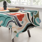 Charlotte Flower Market Print Tablecloth Gallery Image 3