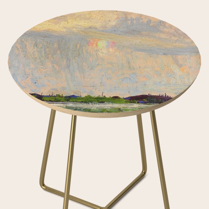 Tom Thomson Misty Sky c. 1913-1914 Canadian Landscape Artist Side Table Gallery Image 2
