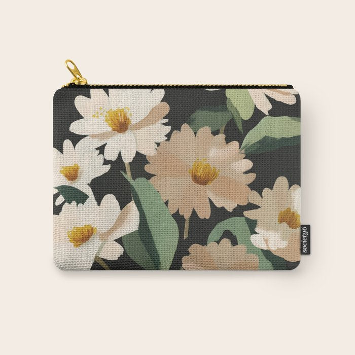 Soft Bloom Noir Carry All Pouch Gallery Image 1