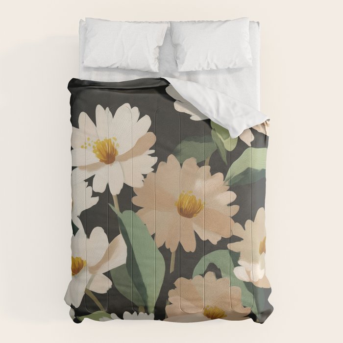 Soft Bloom Noir Comforter Gallery Image 6