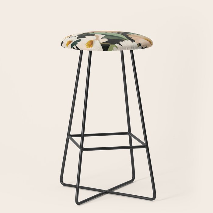 Soft Bloom Noir Stool Gallery Image 1