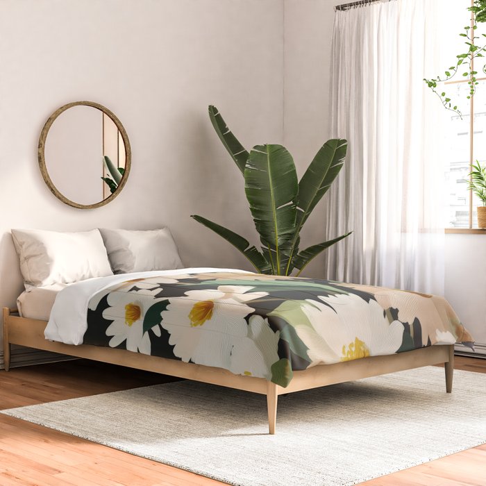 Soft Bloom Noir Comforter Gallery Image 2