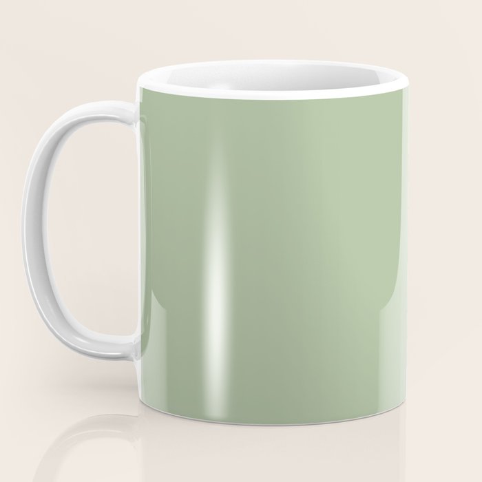 Sea Green Solid Matte Colour Blocks Coffee Mug Gallery Image 3