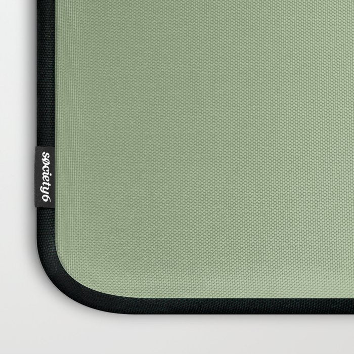 Sea Green Solid Matte Colour Blocks Laptop Sleeve Gallery Image 3