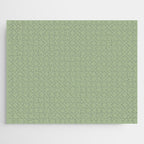 Sea Green Solid Matte Colour Blocks Jigsaw Puzzle Gallery Image 1