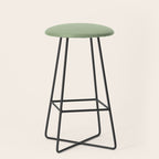 Sea Green Solid Matte Colour Blocks Stool Gallery Image 1
