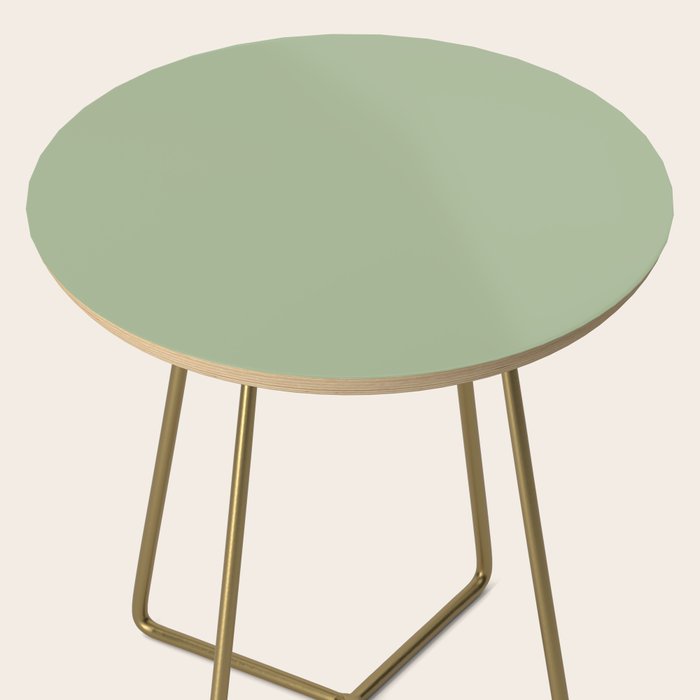 Sea Green Solid Matte Colour Blocks Side Table Gallery Image 2