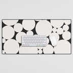 Circular Collage - Black and White Desk Mat Gallery Image 1