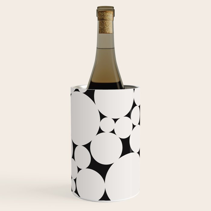 Circular Collage - Black and White Wine Chiller Gallery Image 3