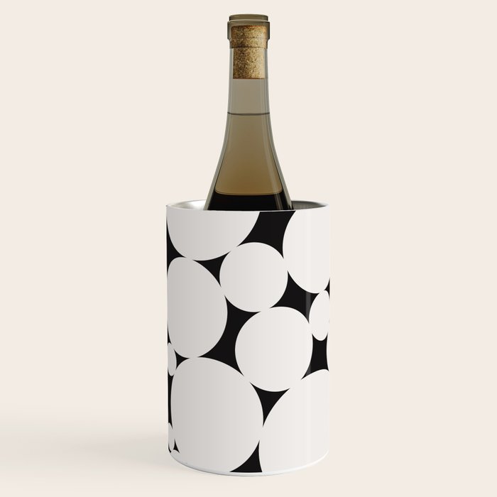 Circular Collage - Black and White Wine Chiller Gallery Image 2