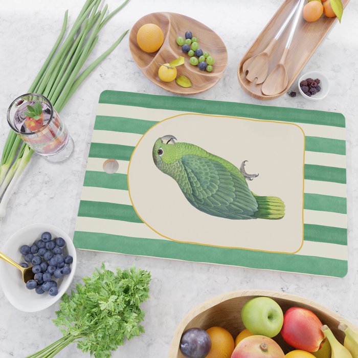 Flamboyant Parrot Cutting Board Gallery Image 2