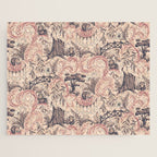 Fairytale Forest Raccoons - pink Jigsaw Puzzle Gallery Image 1