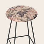 Fairytale Forest Raccoons - pink Stool Gallery Image 2