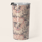 Fairytale Forest Raccoons - pink Travel Mug Gallery Image 3