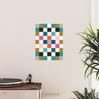 Colorful Checkerboard Poster Gallery Image 2