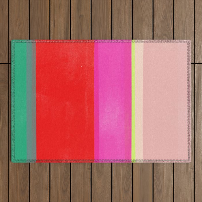 stripe study 12 Outdoor Rug Gallery Image 1