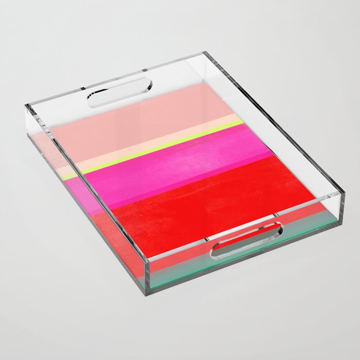 stripe study 12 Acrylic Tray Gallery Image 1