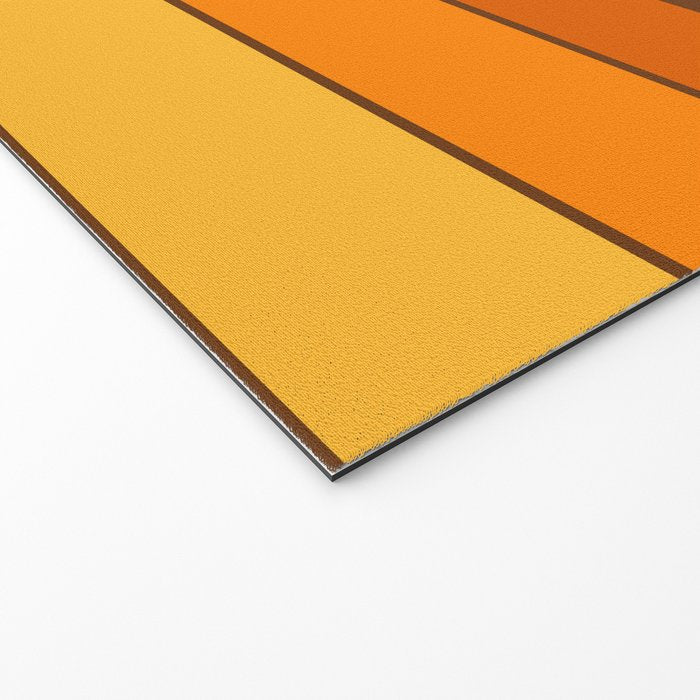 Retro 70s Style Geometric Design 747 Scandi Autumn Welcome Mat Gallery Image 2