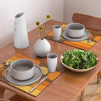 Retro 70s Style Geometric Design 747 Scandi Autumn Placemat Gallery Image 2