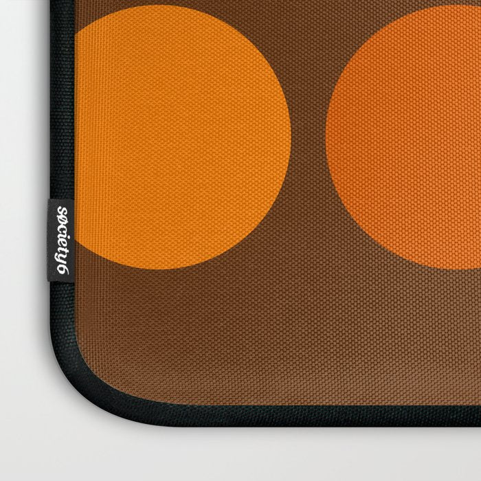 Retro 70s Style Geometric Design 747 Scandi Autumn Laptop Sleeve Gallery Image 3