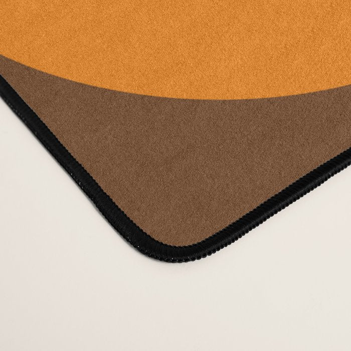 Retro 70s Style Geometric Design 747 Scandi Autumn Desk Mat Gallery Image 4