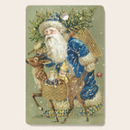 A Merry Christmas 1900 Father Christmas Festive Vintage Santa Antique Art Cutting Board Gallery Image 1