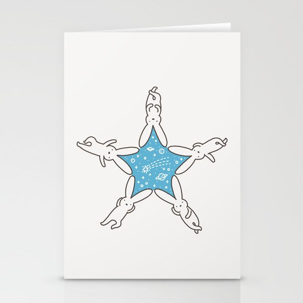 Rabbit Star Stationery Card Gallery Image 2