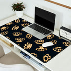 Brass Knuckles With Good Thoughts Desk Mat Gallery Image 2