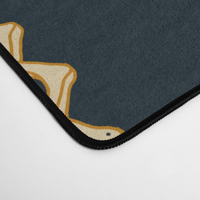 Brass Knuckles With Good Thoughts Desk Mat Gallery Image 4