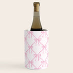 Pastel Pink Bows Coquette Aesthetic Vintage Romantic Feminine Preppy Bedroom Wine Chiller Gallery Image 3
