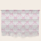 Pastel Pink Bows Coquette Aesthetic Vintage Romantic Feminine Preppy Bedroom Wall Hanging Gallery Image 1