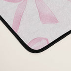 Pastel Pink Bows Coquette Aesthetic Vintage Romantic Feminine Preppy Bedroom Desk Mat Gallery Image 4