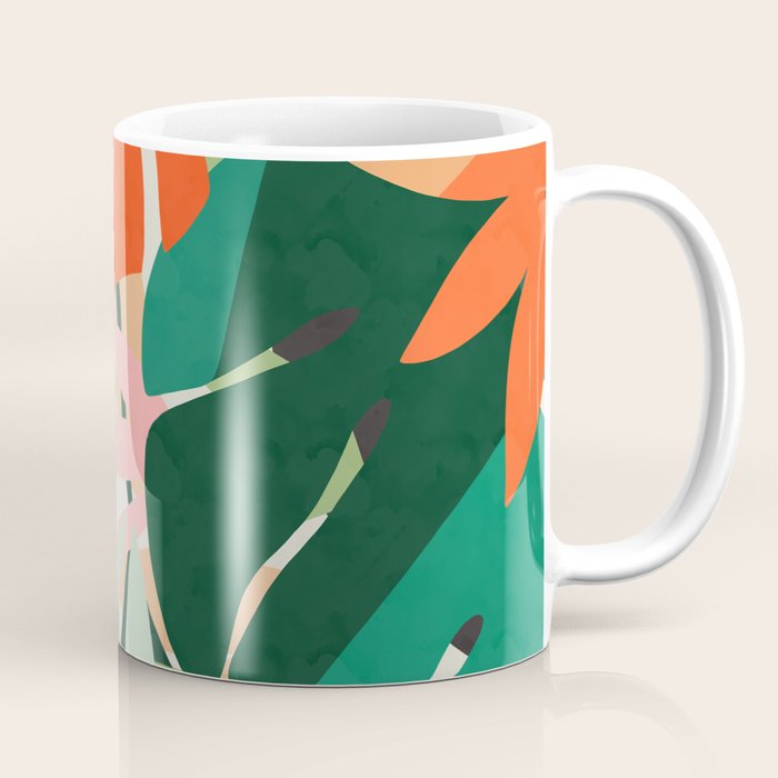 Tropical leaves in the jungle Coffee Mug Gallery Image 1