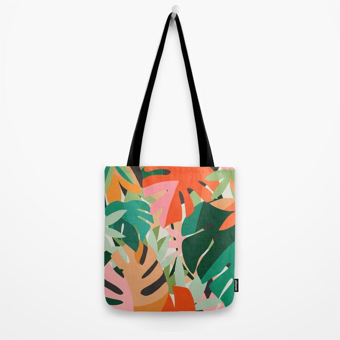 Tropical leaves in the jungle Tote Bag Gallery Image 2