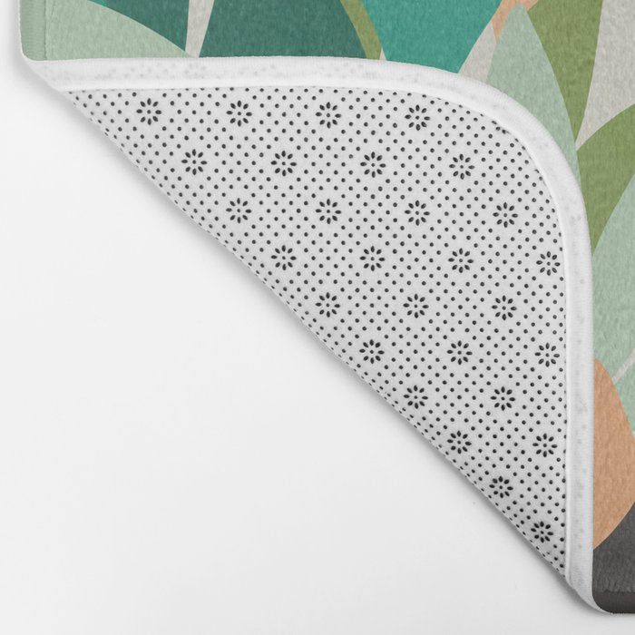 Tropical leaves in the jungle Bath Mat Gallery Image 2