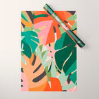 Tropical leaves in the jungle Wrapping Paper Gallery Image 1