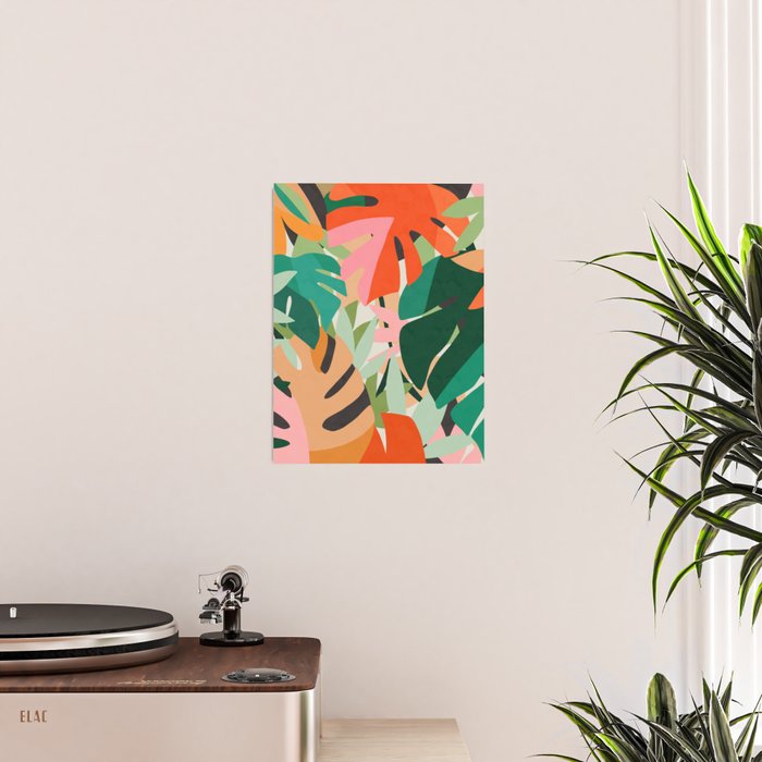 Tropical leaves in the jungle Poster Gallery Image 2