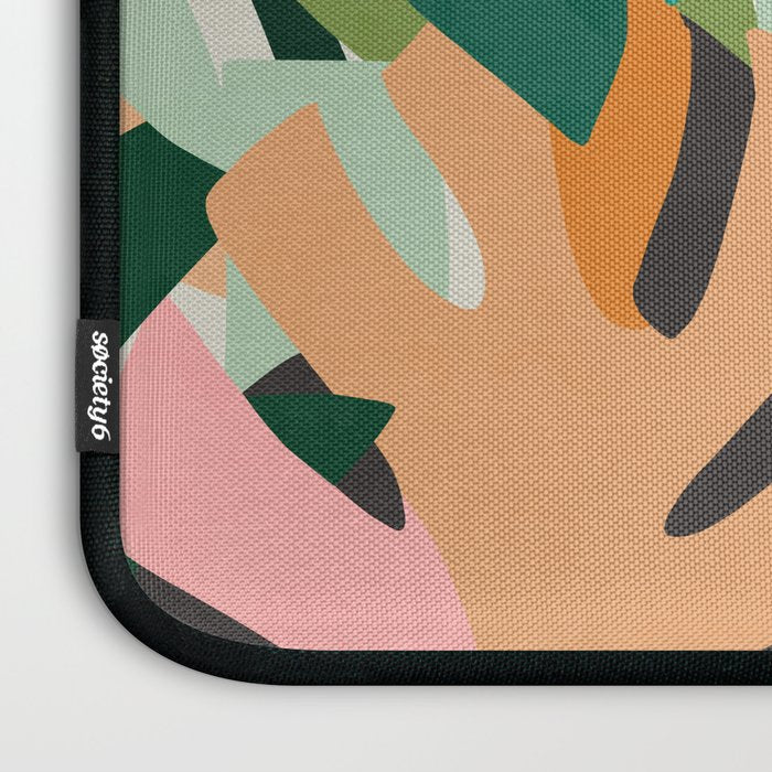 Tropical leaves in the jungle Laptop Sleeve Gallery Image 3