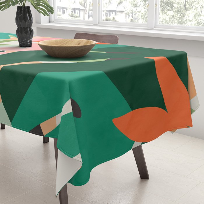 Tropical leaves in the jungle Tablecloth Gallery Image 3