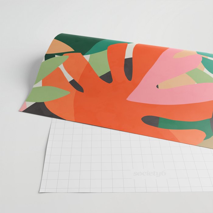Tropical leaves in the jungle Wrapping Paper Gallery Image 2