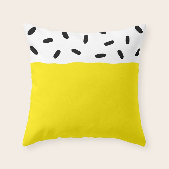 Sunshine Sprinkles Throw Pillow Gallery Image 6