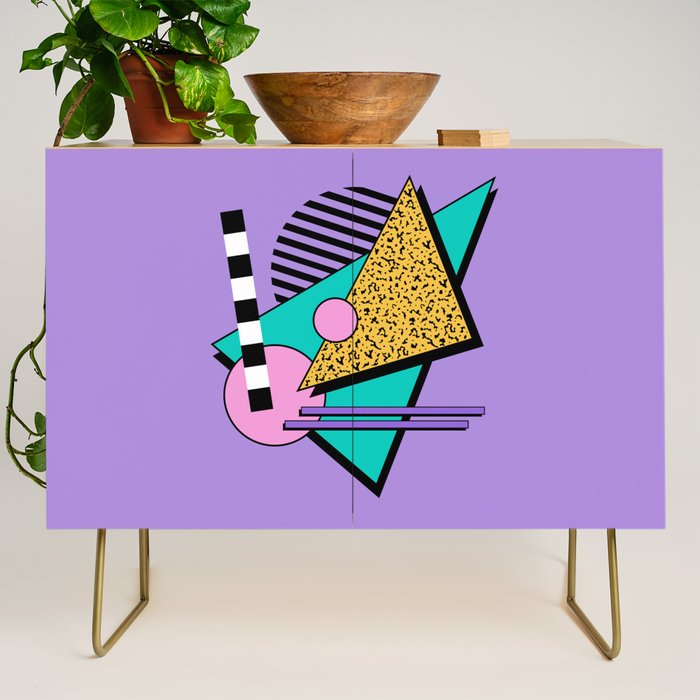 Memphis pattern 103 - 80s / 90s Retro Credenza Gallery Image 1