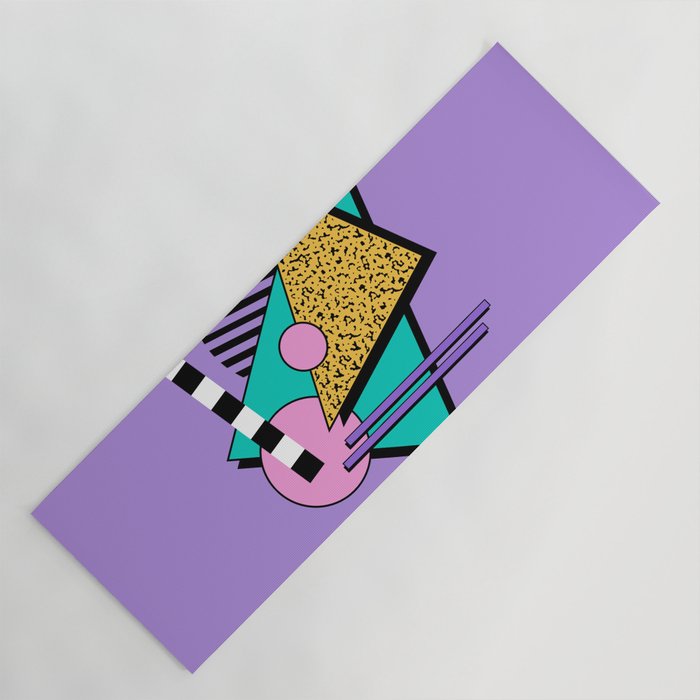 Memphis pattern 103 - 80s / 90s Retro Yoga Mat Gallery Image 1