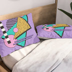 Memphis pattern 103 - 80s / 90s Retro Pillow Sham Gallery Image 2