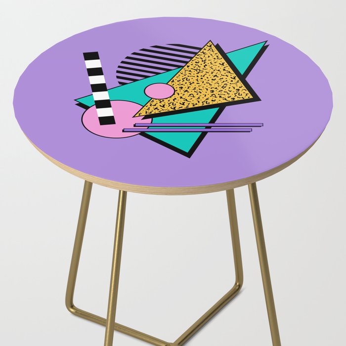 Memphis pattern 103 - 80s / 90s Retro Side Table Gallery Image 2