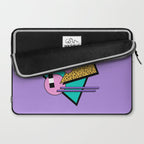 Memphis pattern 103 - 80s / 90s Retro Laptop Sleeve Gallery Image 2