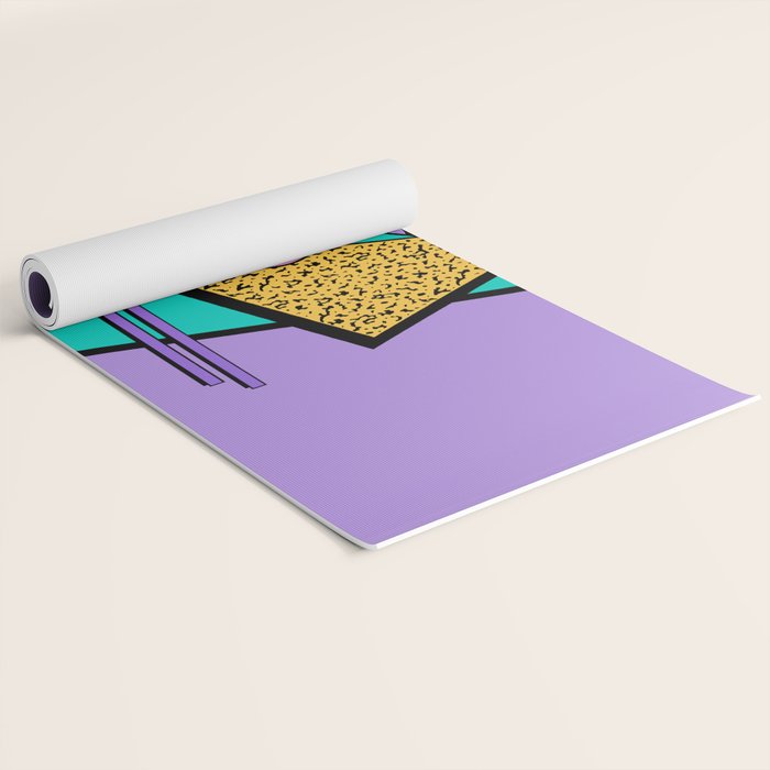 Memphis pattern 103 - 80s / 90s Retro Yoga Mat Gallery Image 2